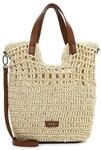 SURI FREY Shoppertasche, Label, f&uuml;r Damen, beige, OS