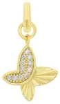 amor Damen Charm Anh&auml;nger, 925er Sterling Silber, GOLD, 99