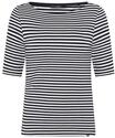 zero Basic Shirt mit U-Boot-Ausschnitt, wei&szlig;, 40