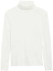 s.Oliver Langarmshirt, Baumwolle, f&uuml;r Damen, wei&szlig;, 34