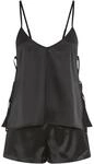 LASCANA Shorty Capsule, V-Ausschnitt, f&uuml;r Damen, schwarz, 44