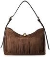 FURLA Schultertasche, Fransen, f&uuml;r Damen, braun, 99
