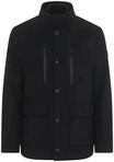 TOM TAILOR Cabanjacke, Stehkragen, f&uuml;r Herren, schwarz, XXL