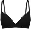 CALIDA Damen Schalen-BH ohne B&uuml;gel Sleek Skin, schwarz, 70A