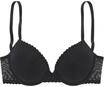 s.Oliver Schalen-BH Alix, Stickerei f&uuml;r Damen, schwarz, 70 C