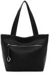 SURI FREY Shopper, Kunstleder, Rei&szlig;verschluss, f&uuml;r Damen, schwarz