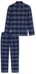 SCHIESSER Schlafanzug Selected Premium War, Baumwolle, f&uuml;r Herren, blau, 48