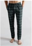 TOM TAILOR Schlafanzug-Hose, Baumwolle, f&uuml;r Herren, gr&uuml;n|blau, 48