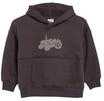 s.Oliver Hoodie, K&auml;ngurutasche, f&uuml;r Kinder, braun, 92/98