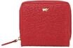 BRAUN B&Uuml;FFEL Geldb&ouml;rse, Leder, Flechtpr&auml;gung, f&uuml;r Damen, rot, 99