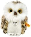 Steiff Kuscheltier "Wittie Eule", 12 cm, braun|wei&szlig;