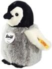 Steiff Kuscheltier "Pinguin Flaps", stehend, 16 cm, grau