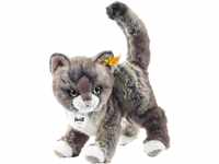 Steiff Kuscheltier "Kitty Katze", stehend, 25 cm, grau