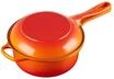LE CREUSET&reg; Marmitout "Signatur", 2in1, aus Gusseisen, orange
