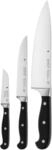 WMF Messer-Set "Spitzenklasse Plus", 3-teilig, schwarz|silber