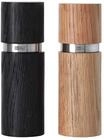 AdHoc&reg; Pfeffer- und Salzm&uuml;hlen-Set "Textura", 15 cm, braun|schwarz