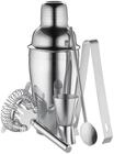 cilio Cocktail-Set, 5-teilig, silber