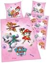 HERDING Renforc&eacute;-Wendebettw&auml;sche "Paw Patrol", f&uuml;r Kinder, rosa, 135X200
