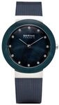 BERING Damenuhr "11435-387", BLAU/SILBER