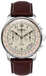 ZEPPELIN Herrenuhr "7614-5", BRAUN/SILBER