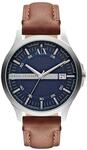 ARMANI EXCHANGE Herrenuhr "AX2133", silber/braun