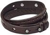 FOSSIL Herren Armband "JF87354040", Leder/Edelstahl, braun