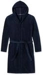 SCHIESSER Bademantel Essentials, blau, L