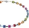 C&OElig;UR DE LION Halskette Classic Polaris & Strass, Multicolor/Silber