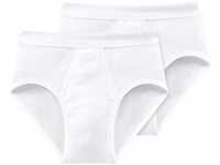 SCHIESSER Unterhosen, Feinripp-Qualität, für Herren, weiß, 8