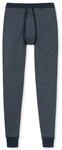 SCHIESSER Lange Unterhose Feinripp Melange, blau, 5