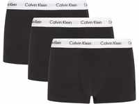 Calvin Klein Boxershorts, 3-er Pack, Logo-Bund, für Herren, schwarz, L