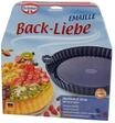 Dr.Oetker Obstkuchenform, Quarz-Emaille, blau
