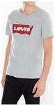 Levi's&reg; T-Shirt, Logo-Print, Rundhals, f&uuml;r Herren, grau, M
