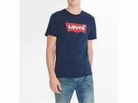 Levi's® T-Shirt, Frontprint, für Herren, blau, M