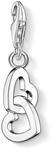 Thomas Sabo Charm-Anh&auml;nger Herzen, silberfarben, 2,7 CM