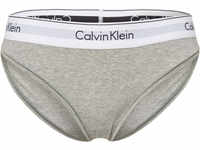 Calvin Klein Modern Cotton Brazilian-Slip, Logobund, für Damen, grau, L