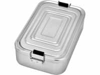 KÜCHENPROFI Lunchbox, groß, 23x15x6,5 cm, silber