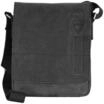 strellson Umh&auml;ngetasche "Richmond", Leder, Emblem, uni, f&uuml;r Herren, schwarz, 35 x
