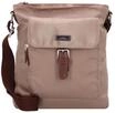 TOM TAILOR Umh&auml;ngetasche "Rina", Nylon, Emblem, uni, f&uuml;r Damen, beige|braun