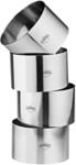 KÜCHENPROFI Dessertring / Vorspeisenring-Set 4- teilig, &Oslash; 8 cm, H&ouml;he: 5...