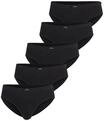 GÖTZBURG Tower Slip, 5er-Pack, Single-Jersey, f&uuml;r Herren, schwarz, 5