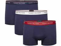 TOMMY HILFIGER Premium Essentials Pants, 3er-Pack, Logo-Bund, für Herren, blau, L