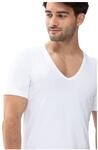 mey Businessshirt, V-Ausschnitt, Flatlock-N&auml;hte, f&uuml;r Herren, wei&szlig;, 5