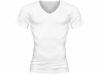 mey Casual Cotton Unterhemd, Kurzarm, V-Ausschnitt, für Herren, weiß, 5