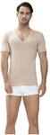 mey Businessshirt, V-Ausschnitt, Flatlock-N&auml;hte, f&uuml;r Herren, beige, 5