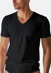 mey Dry Cotton Unterhemd, Kurzarm, V-Ausschnitt, f&uuml;r Herren, schwarz, 5