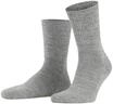 FALKE Walkie Light Trekking- und Wandersocken, klimaregulierende Merinowolle, grau,