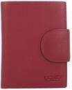 L.CREDI Geldb&ouml;rse "Clara", Leder, Logopr&auml;gung, f&uuml;r Damen, rot