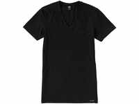 CALIDA T-Shirt, V-Ausschnitt, für Herren, schwarz, S