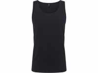 CALIDA Pure & Style Sport-Shirt, ärmellos, Baumwoll-Stretch, für Herren, schwarz, L